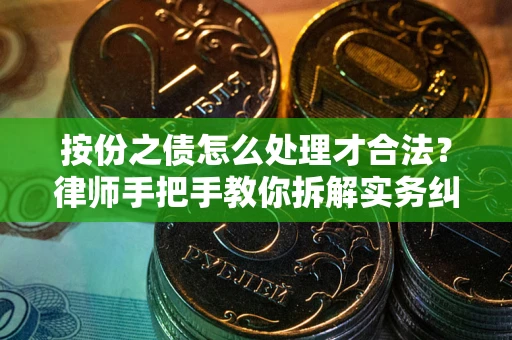 北京按份之债怎么处理才合法？律师手把手教你拆解实务纠纷