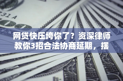北京网贷快压垮你了？资深律师教你3招合法协商延期，摆脱暴力催收！