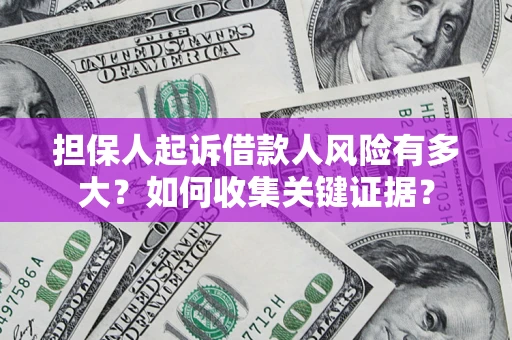 北京担保人起诉借款人风险有多大？如何收集关键证据？