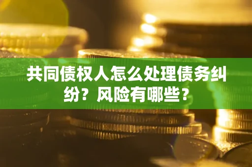 北京共同债权人怎么处理债务纠纷？风险有哪些？