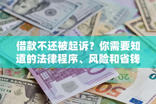 北京借款不还被起诉？你需要知道的法律程序、风险和省钱技巧